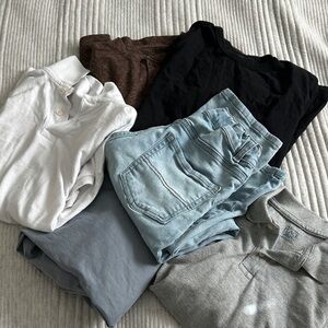 The Children's Place Kids Matching Set - White, Black, Light Blue, Gray, Brown